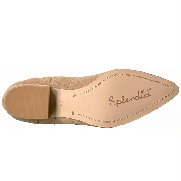 New SPLENDID NEW IN BOX 7.5 light suede boots $220 - Picture 10 of 12